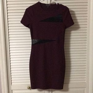 Fitted short sleeve dress